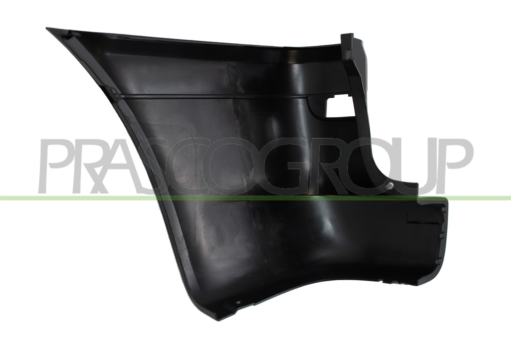 REAR BUMPER END CUP RIGHT-PRIMED-WITH REFLECTOR HOLE