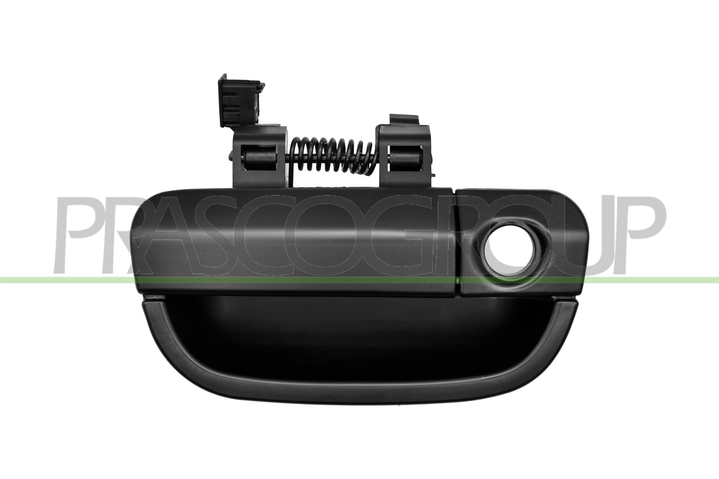 BACK DOOR HANDLE-OUTER-BLACK-WITH KEY HOLE