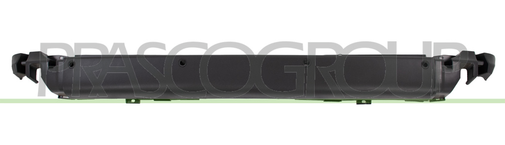 REAR BUMPER-CENTRE-BLACK-TEXTURED FINISH-WITH PDC+SENSOR HOLDERS