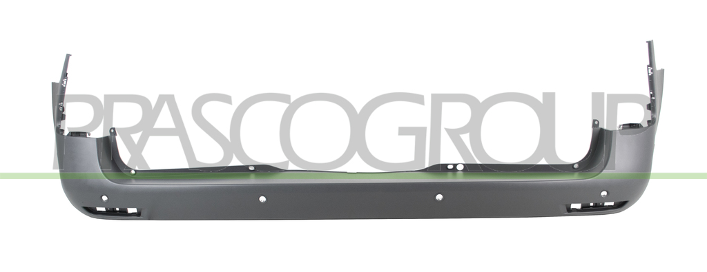 PARAURTI POSTERIORE-GRIGIO-GOFFRATO-CON FORI PDC E PARK ASSIST+SUPPORTI MOD. PASSO CORTO
