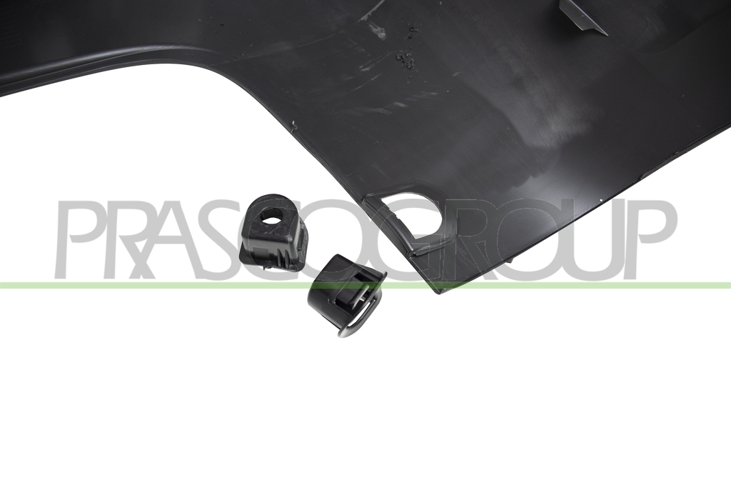 PARAURTI POSTERIORE-GRIGIO-GOFFRATO-CON FORI PDC E PARK ASSIST+SUPPORTI MOD. PASSO CORTO