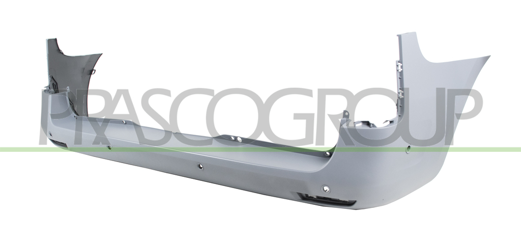 REAR BUMPER-PRIMED-WITH PDC AND PARK ASSIST+SENSOR HOLDERS-WITH BLIND ANGLE VISUAL SUPPORT BRACKETS MOD. SHORT WHEELBASE