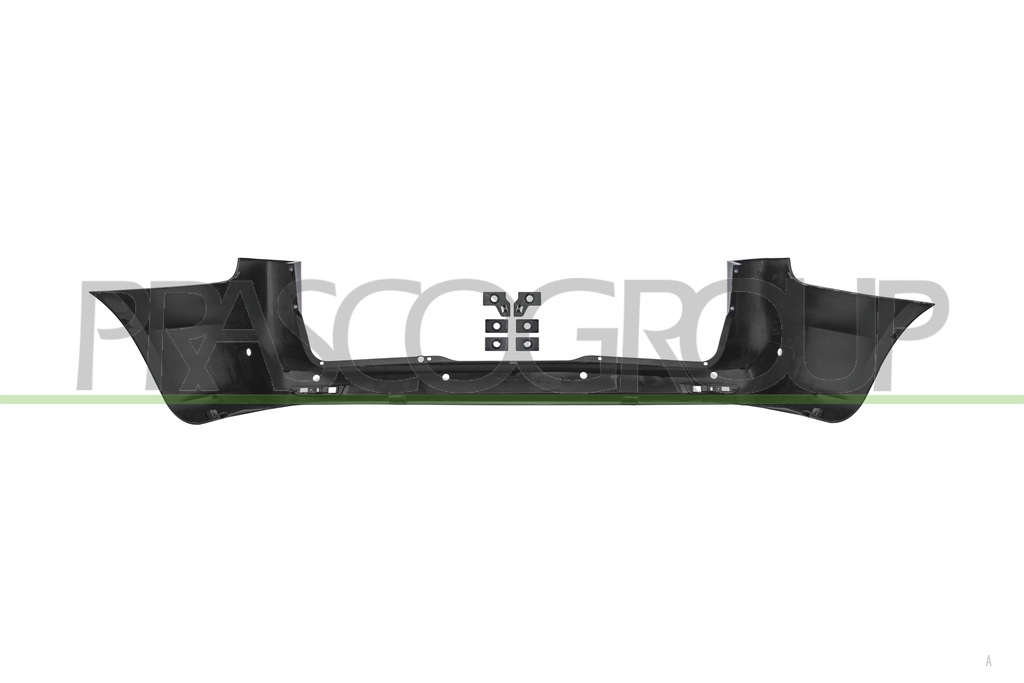 REAR BUMPER-PRIMED-WITH HOLES FOR PARK ASSIST AND PDC+SENSOR HOLDERS