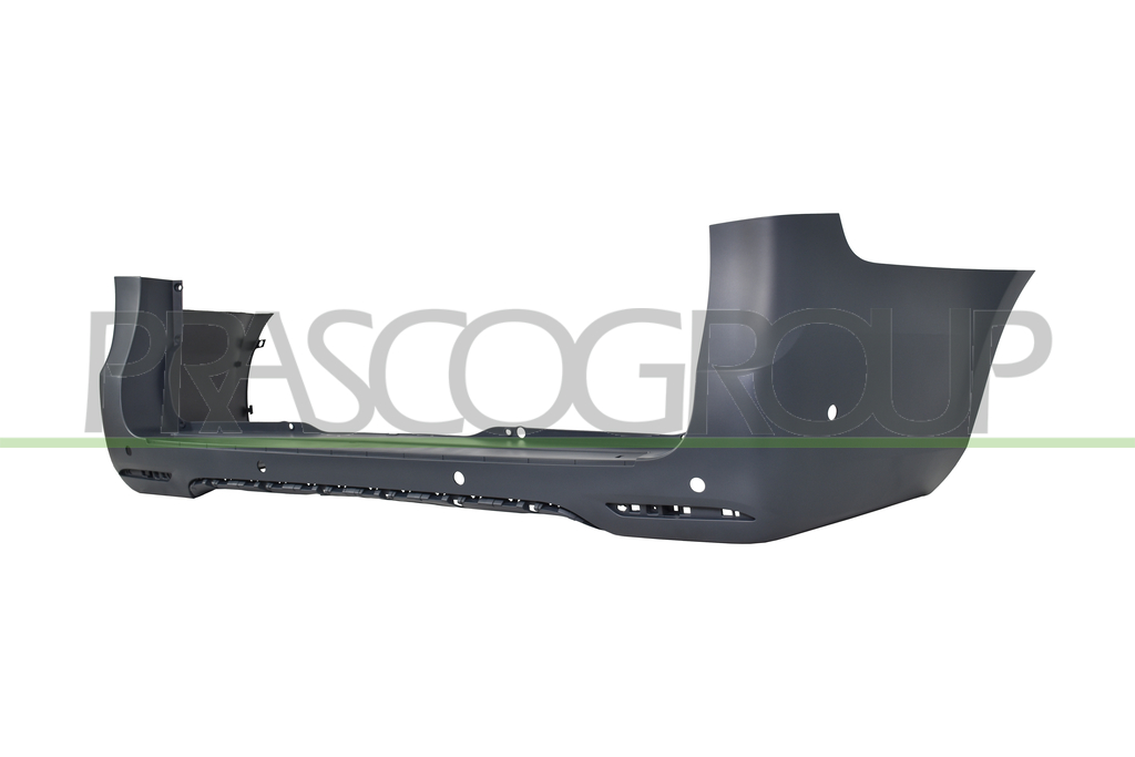 REAR BUMPER-PRIMED-WITH HOLES FOR PARK ASSIST AND PDC+SENSOR HOLDERS