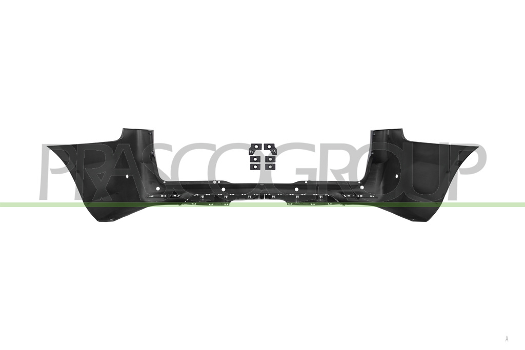 REAR BUMPER-PRIMED-WITH HOLES FOR PARK ASSIST AND PDC+SENSOR HOLDERS