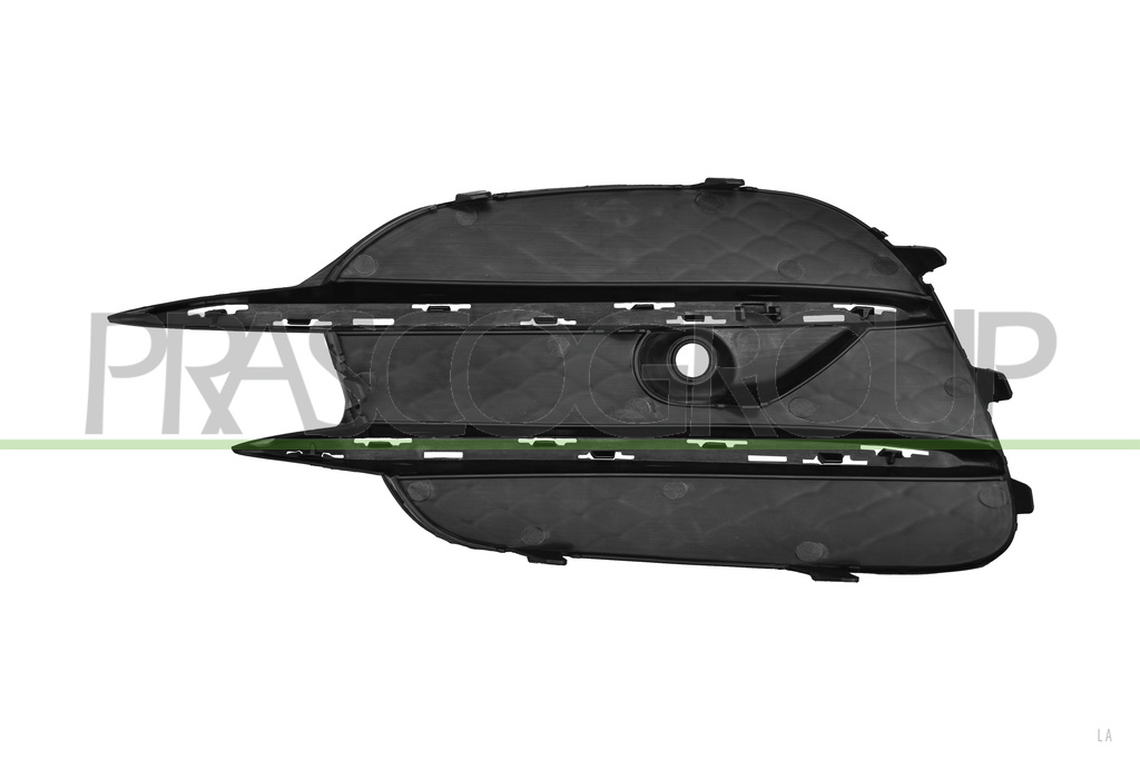 FRONT BUMPER GRILLE RIGHT-BLACK-TEXTURED FINISH-WITH PDC HOLE