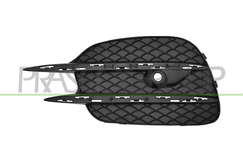 FRONT BUMPER GRILLE LEFT-BLACK-TEXTURED FINISH-WITH PDC HOLE