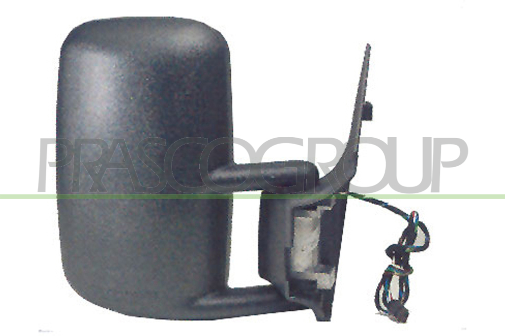 DOOR MIRROR RIGHT-ELECTRIC-HEATED-SHORT ARM