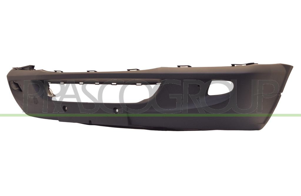 FRONT BUMPER-DARK GRAY-TEXTURED FINISH-WITH FOG LAMP SEATS