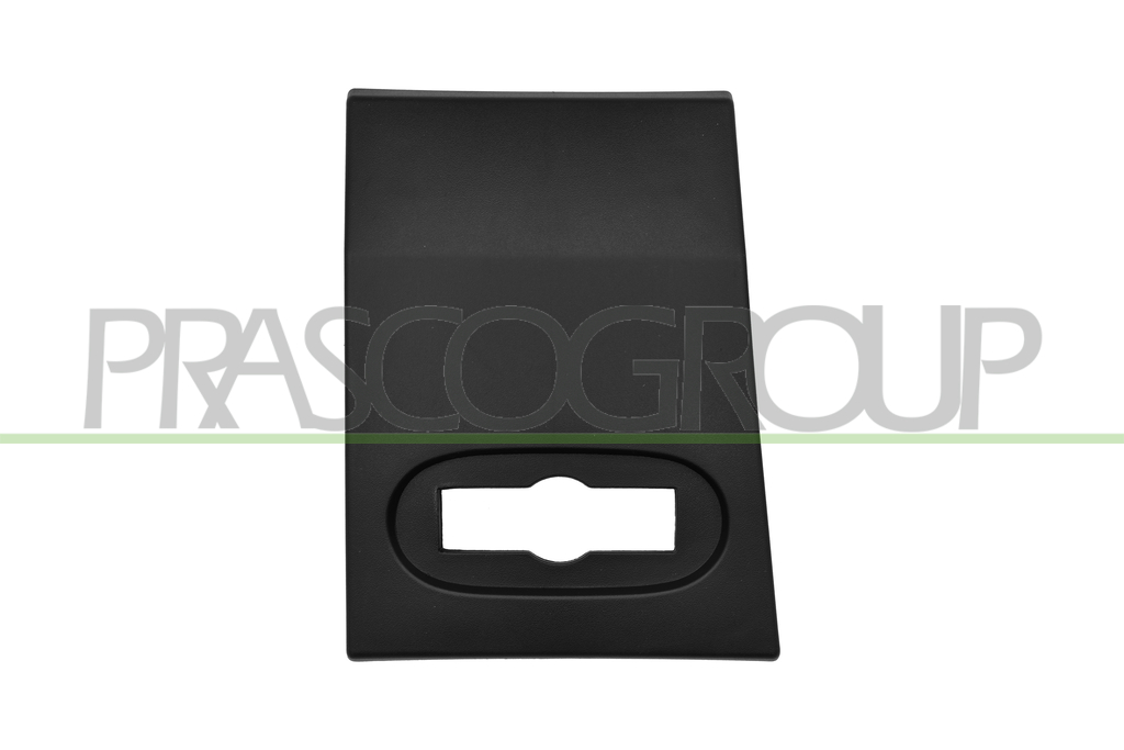 FRONT PILLAR MOLDING RIGHT-BLACK-TEXTURED FINISH-WITH FIXING CLIPS-WITH BULK LIGHT HOLE