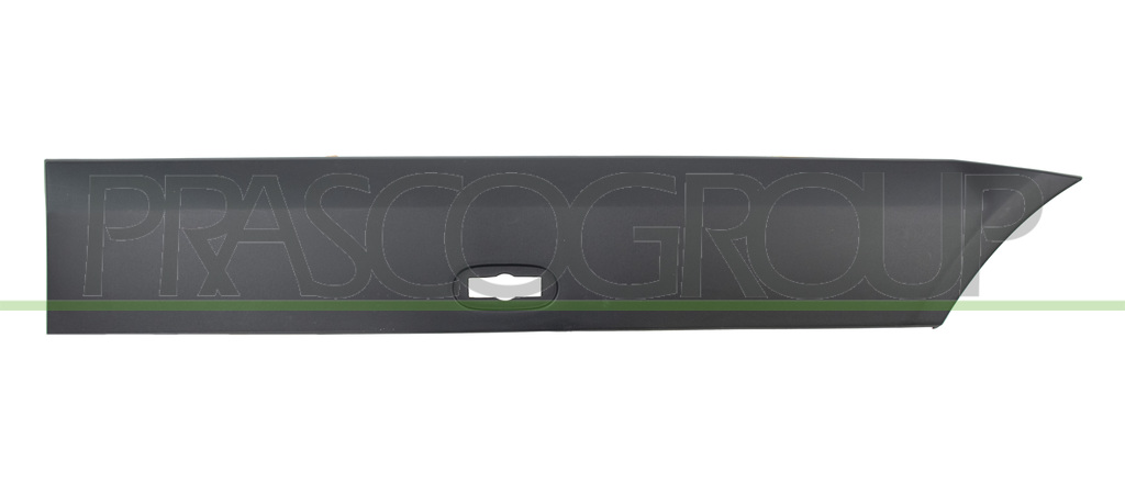 REAR SIDE MOULDING LEFT-FRONT SIDE-BLACK-WITH POSITION LIGHT HOLE