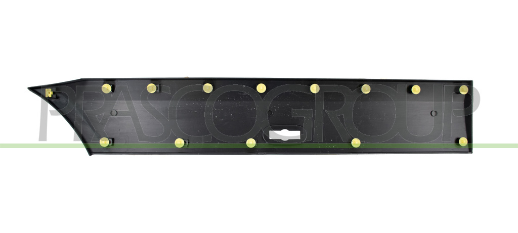 REAR SIDE MOULDING LEFT-FRONT SIDE-BLACK-WITH POSITION LIGHT HOLE