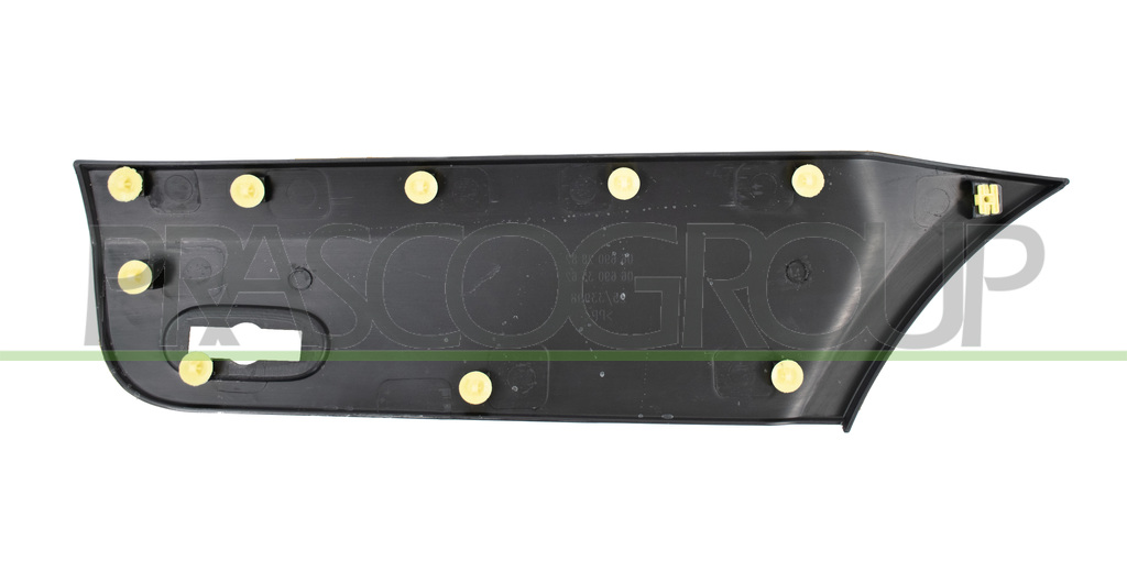 REAR FENDER MOLDING LEFT-REAR SIDE-BLACK-TEXTURED FINISH-WITH CLIPS-WITH BULK LIGHT HOLE MOD. LONG WHEEL BASE