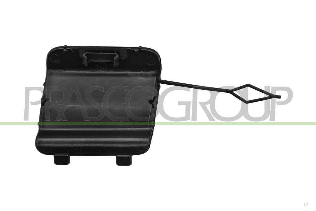 FRONT BUMPER TOW HOOK COVER-BLACK-TEXTURED FINISH
