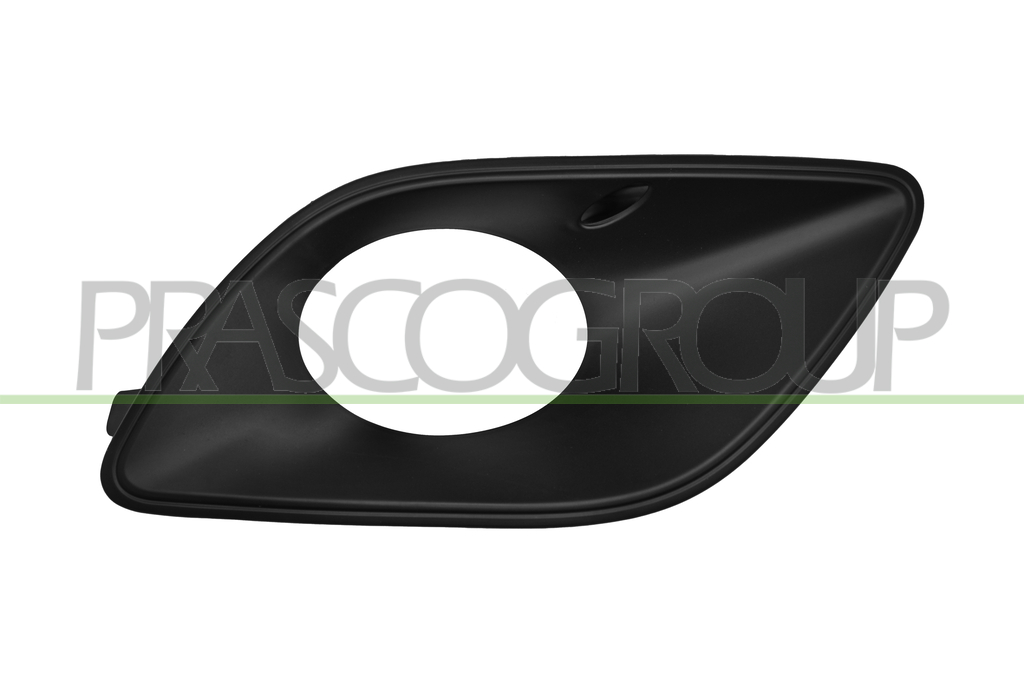 FRONT BUMPER GRILLE RIGHT-BLACK-TEXTURED FINISH-WITH FOG LAMP HOLE