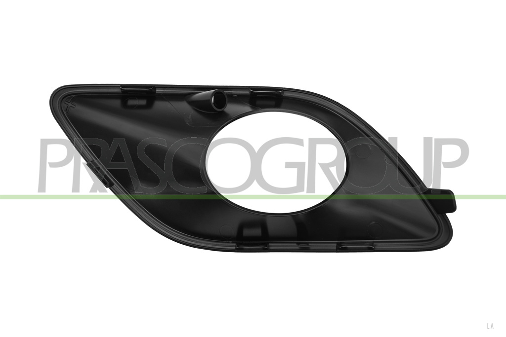 FRONT BUMPER GRILLE RIGHT-BLACK-TEXTURED FINISH-WITH FOG LAMP HOLE