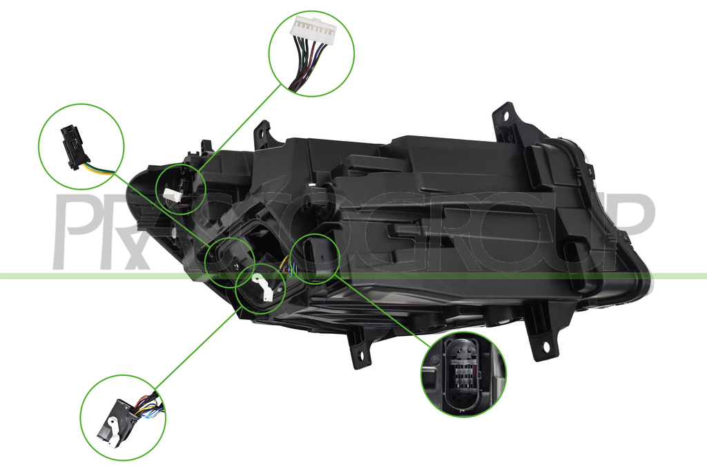 SCHEINWERFER LINKS-MIT LWR-MIT MOTOR-LED-TYP VALEO
