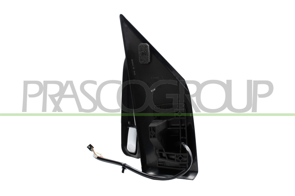 RETROVISORE SINISTRO-ELETTRICO-NERO-TERMICO-CON FANALE-BRACCIO CORTO-CONVESSO-7 PINS