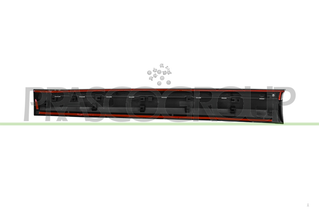 FRONT RIGHT DOOR SIDE MOLDING-LOWER-BLACK-TEXTURED FINISH