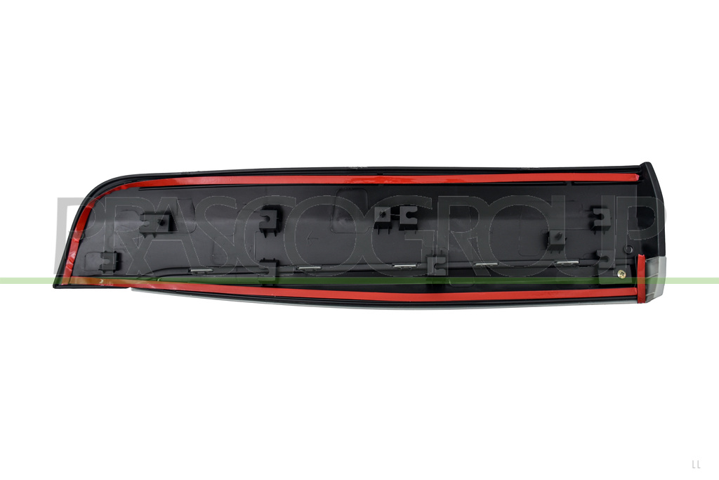 REAR RIGHT DOOR MOLDING-BLACK-TEXTURED FINISH-WITH CHROME PROFILE-WITH BI-ADHESIVE