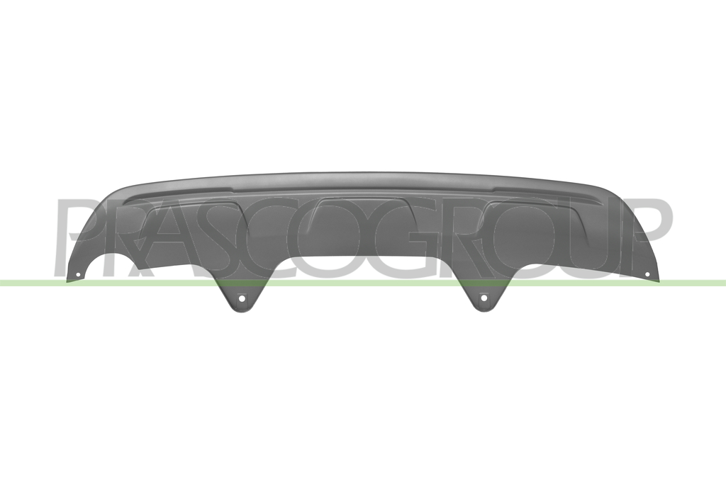 REAR BUMPER SPOILER-SILVER-PAINTED