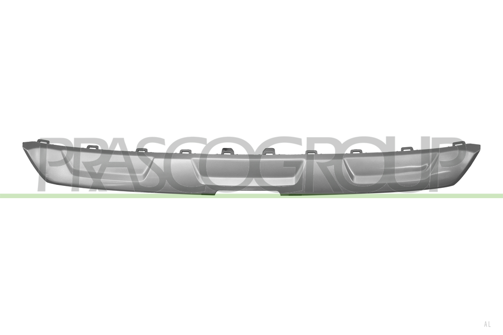 FRONT BUMPER MOLDING-CENTRE-LOWER-SILVER PAINTED