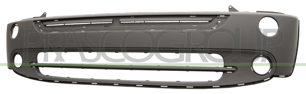 FRONT BUMPER-PRIMED-WITH MOLDING HOLES