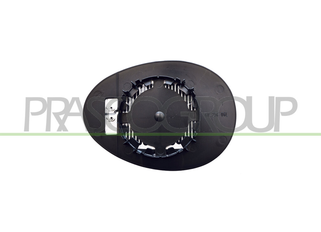 MIRROR GLASS BASE LEFT-HEATED-ASPHERICAL-CHROME