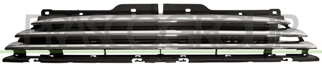 RADIATOR GRILLE-BLACK-WITH CHROME MOLDING MOD. PETROL