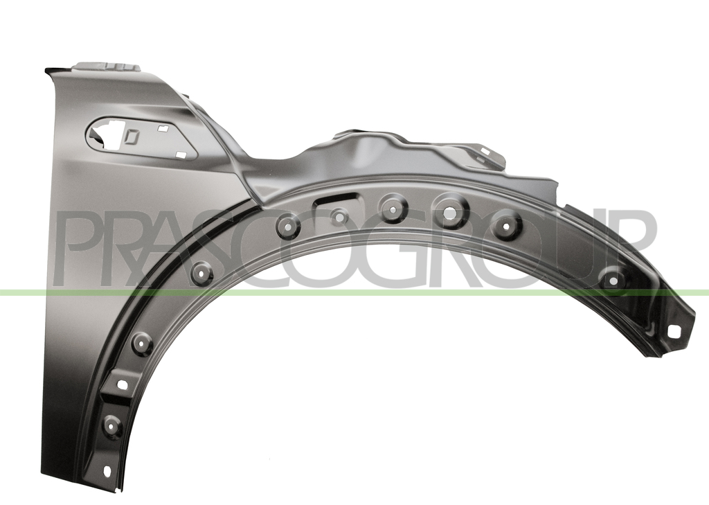 FRONT FENDER RIGHT-WITH SIDE REPEATER AND WING EXTENSION HOLES