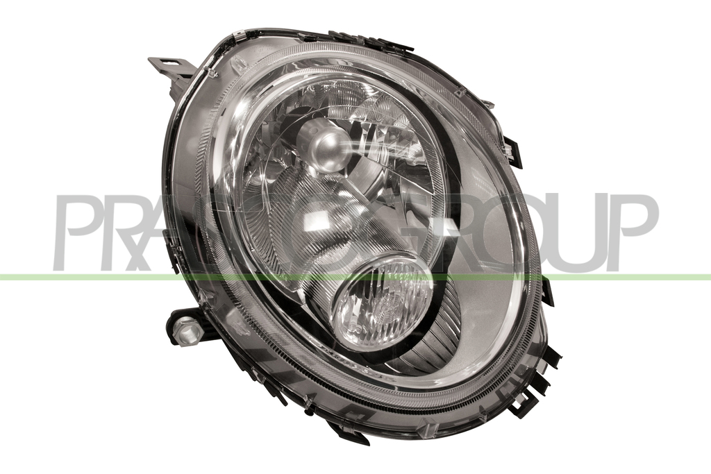 HEADLAMP RIGHT H4 ELECTRIC-WITH MOTOR-CLEAR LAMP