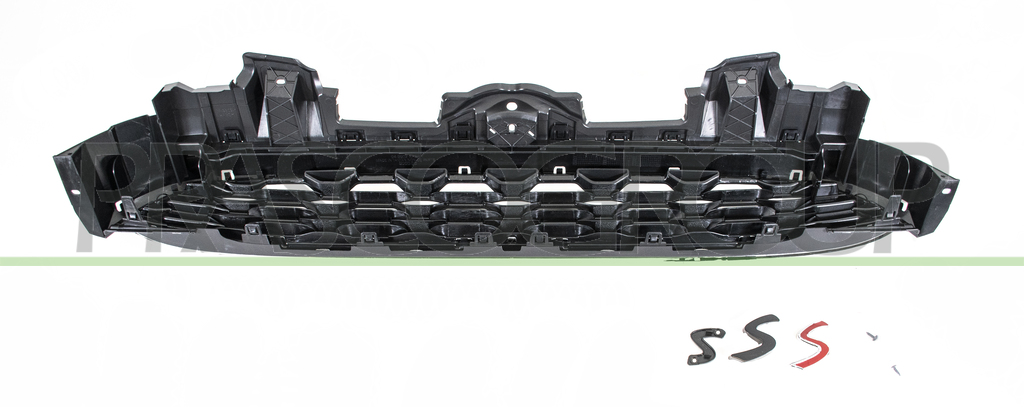 RADIATOR GRILLE-BLACK-WITH CHROME MOLDING MOD. COOPER S