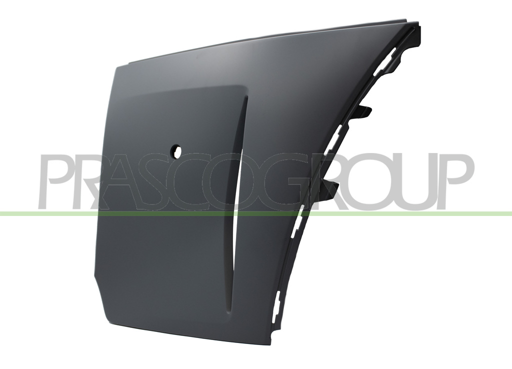 FRONT BUMPER LEFT-PRIMED-WITH HOLES FOR PARK ASSIST