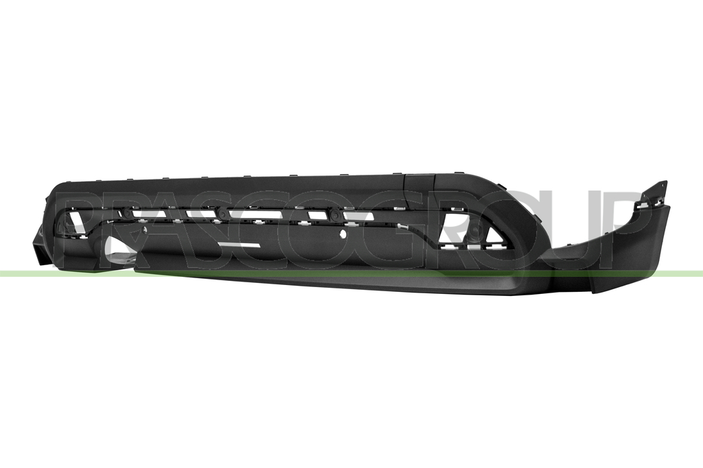 REAR BUMPER SPOILER-BLACK-TEXTURED FINISH-WITH PDC HOLES+SENSOR HOLDERS-WITH SINGLE EXHAUST ON LEFT SIDE MOD. 5 DOOR