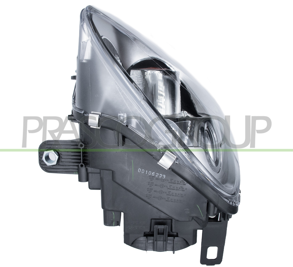 HEADLAMP RIGHT H4 ELECTRIC-WITH MOTOR-AMBER LAMP