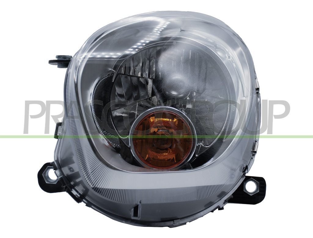 HEADLAMP LEFT H4 ELECTRIC-WITH MOTOR-AMBER LAMP