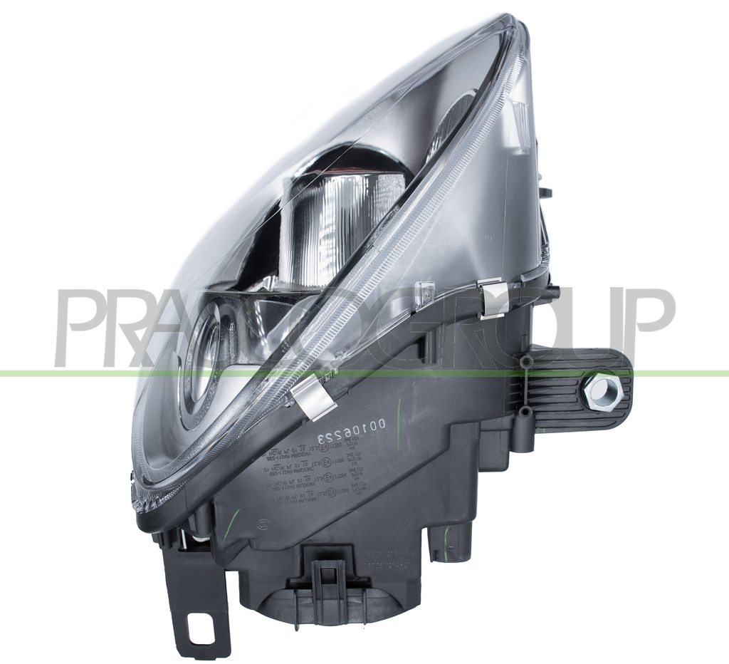 HEADLAMP LEFT H4 ELECTRIC-WITH MOTOR-AMBER LAMP