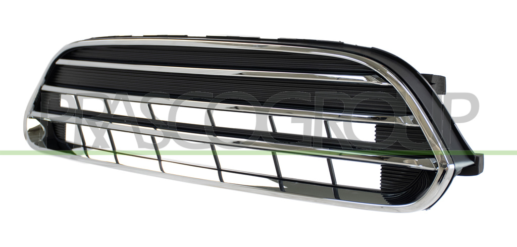 RADIATOR GRILLE-BLACK-WITH CHROME FRAME AND MOLDINGS