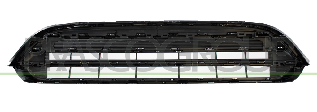 RADIATOR GRILLE-BLACK-WITH CHROME FRAME AND MOLDINGS