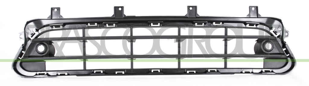 FRONT BUMPER GRILLE-CENTRE-BLACK-TEXTURED FINISH-WITH PDC+SENSOR HOLDER