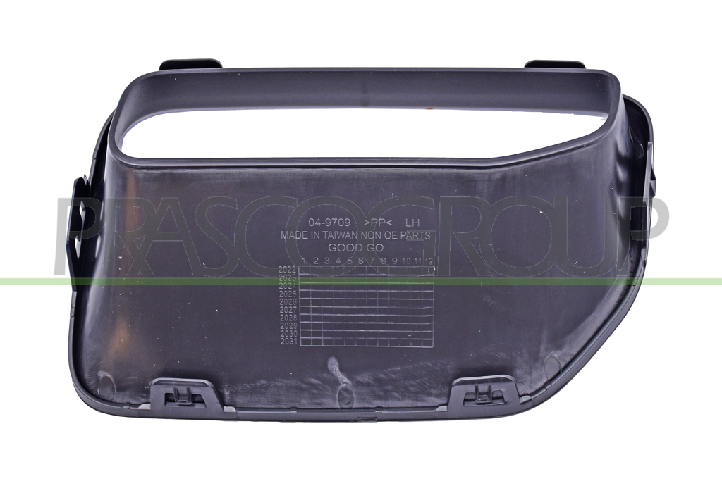 FRONT BUMPER AIR INTAKE GRILLE RIGHT-BLACK-TEXTURED FINISH