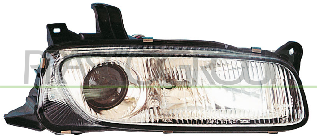 HEADLAMP RIGHT MOD. H3+H1 ELECTRIC