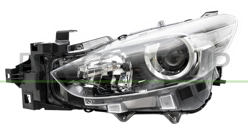 PHARE GAUCHE H11+H15 ELECTRIQUE AVEC MOTEUR-NOIR