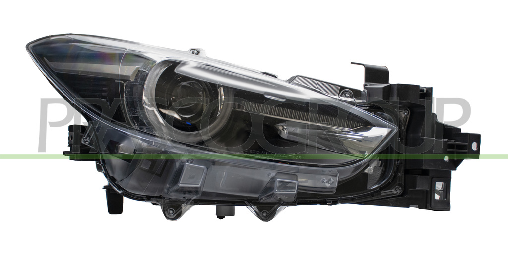 HEADLAMP RIGHT ELECTRIC-WITH MOTOR-LED-BLACK