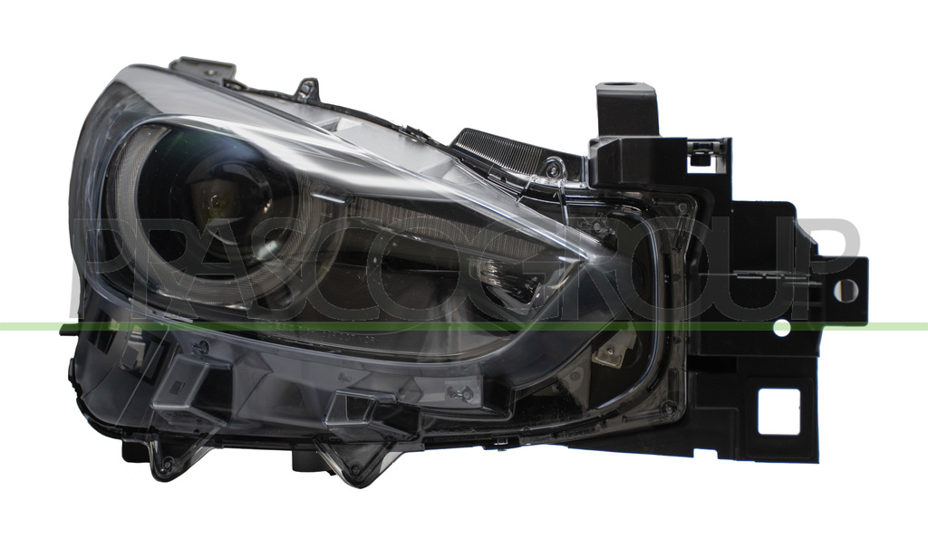 HEADLAMP RIGHT ELECTRIC-WITH MOTOR-LED-BLACK