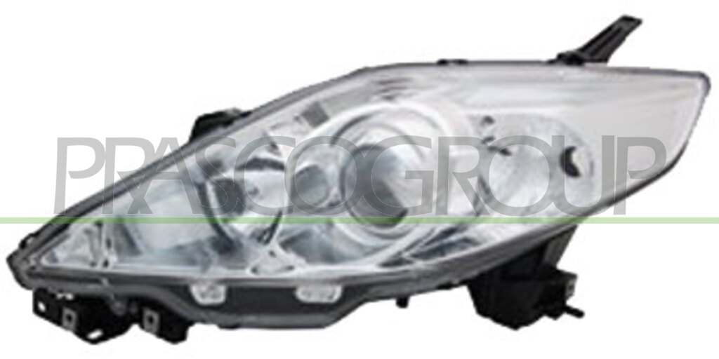 HEADLAMP LEFT H7+HB3 ELECTRIC-WITH MOTOR-CHROME