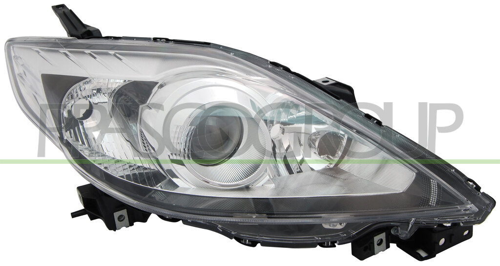 HEADLAMP LEFT H7+HB3 ELECTRIC-WITHOUT MOTOR-BLACK