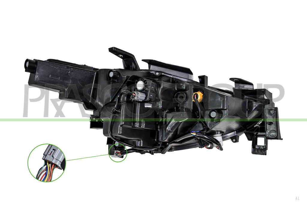 SCHEINWERFER LINKS-MIT LWR-MIT MOTOR-MIT TAGFAHRLICHT-LED