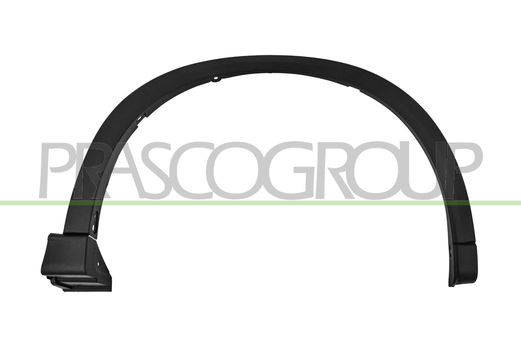 FRONT WHEEL ARCH EXTENSION RIGHT-BLACK-TEXTURED FINISH-WITH CLIPS