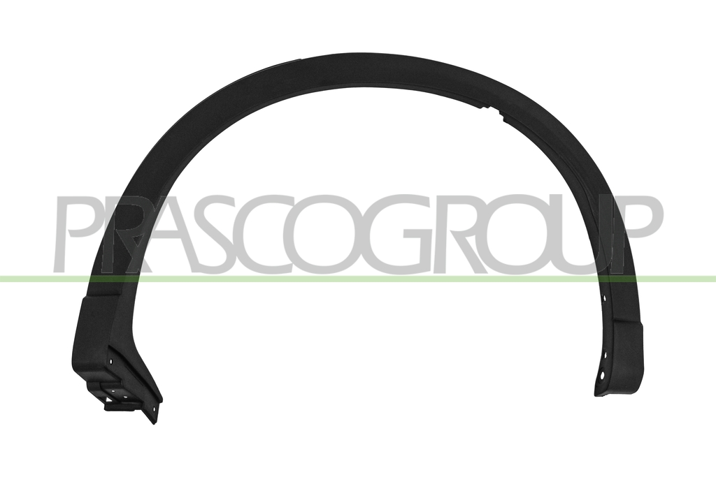 REAR WHEEL ARCH EXTENSION LEFT-BLACK-TEXTURED FINISH-WITH CLIPS